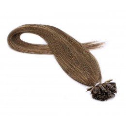 Vlasy na keratin 60cm 0,7 g středně hnědá